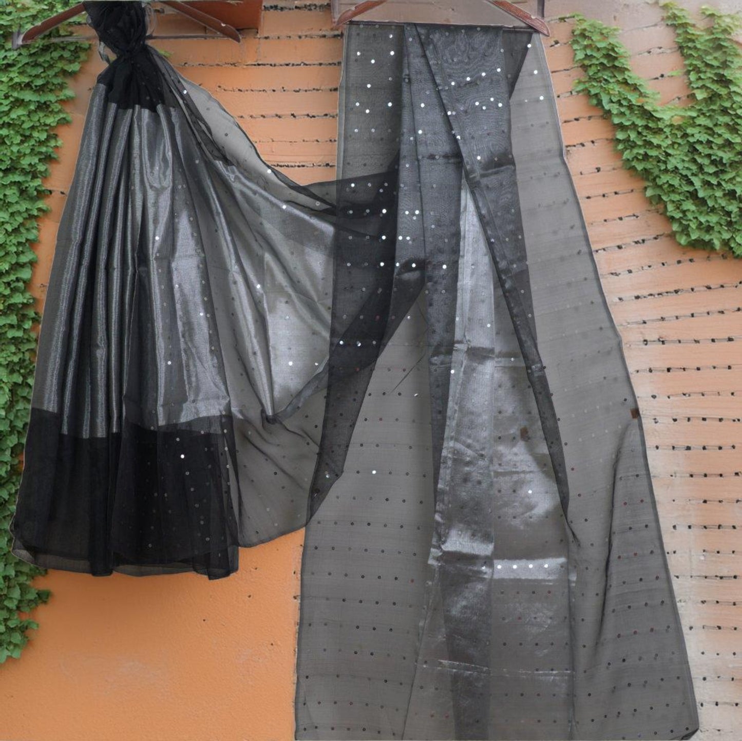 Tissue Sequel Saree with Attached Blouse and Silk Mark