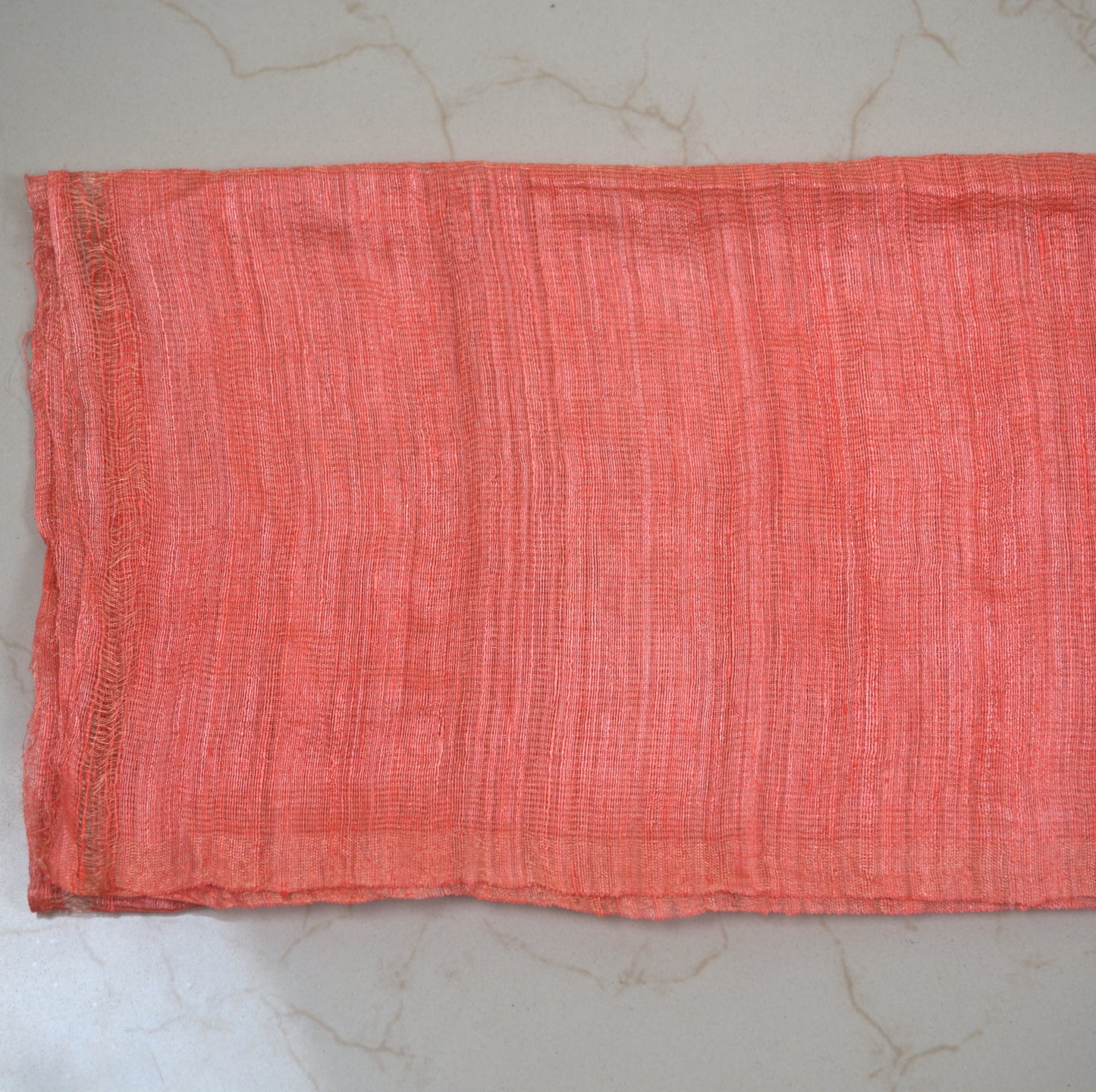 Matka Silk Saree with Muslin Pallu – With Attached Blouse