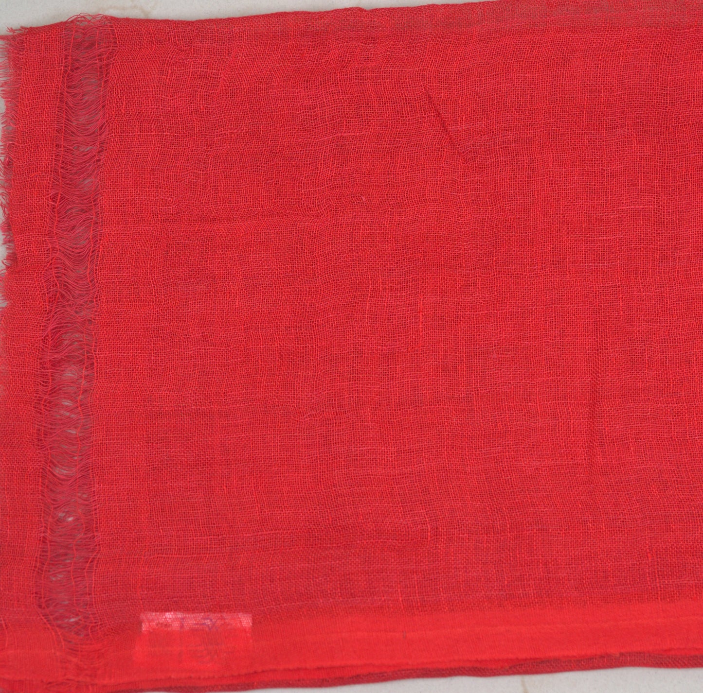 Pure Linen Saree with Attached Blouse