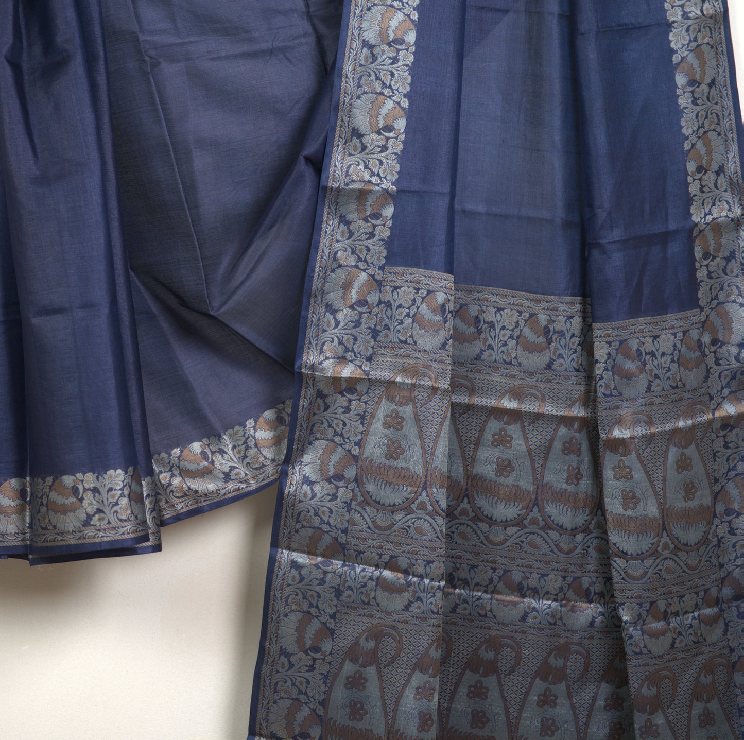 Pure Silk Saree with Attached Blouse