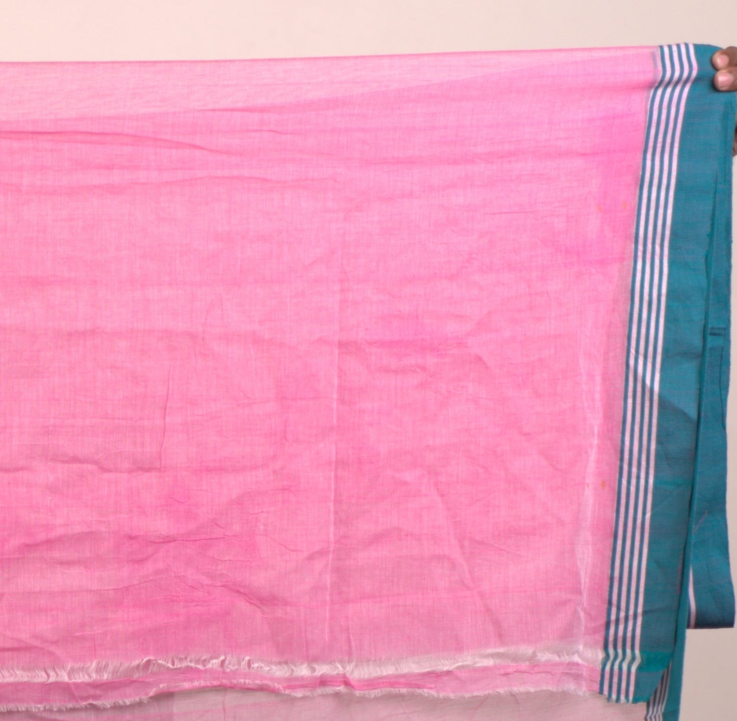 Cotton Jamdhani Saree with Attached Blouse