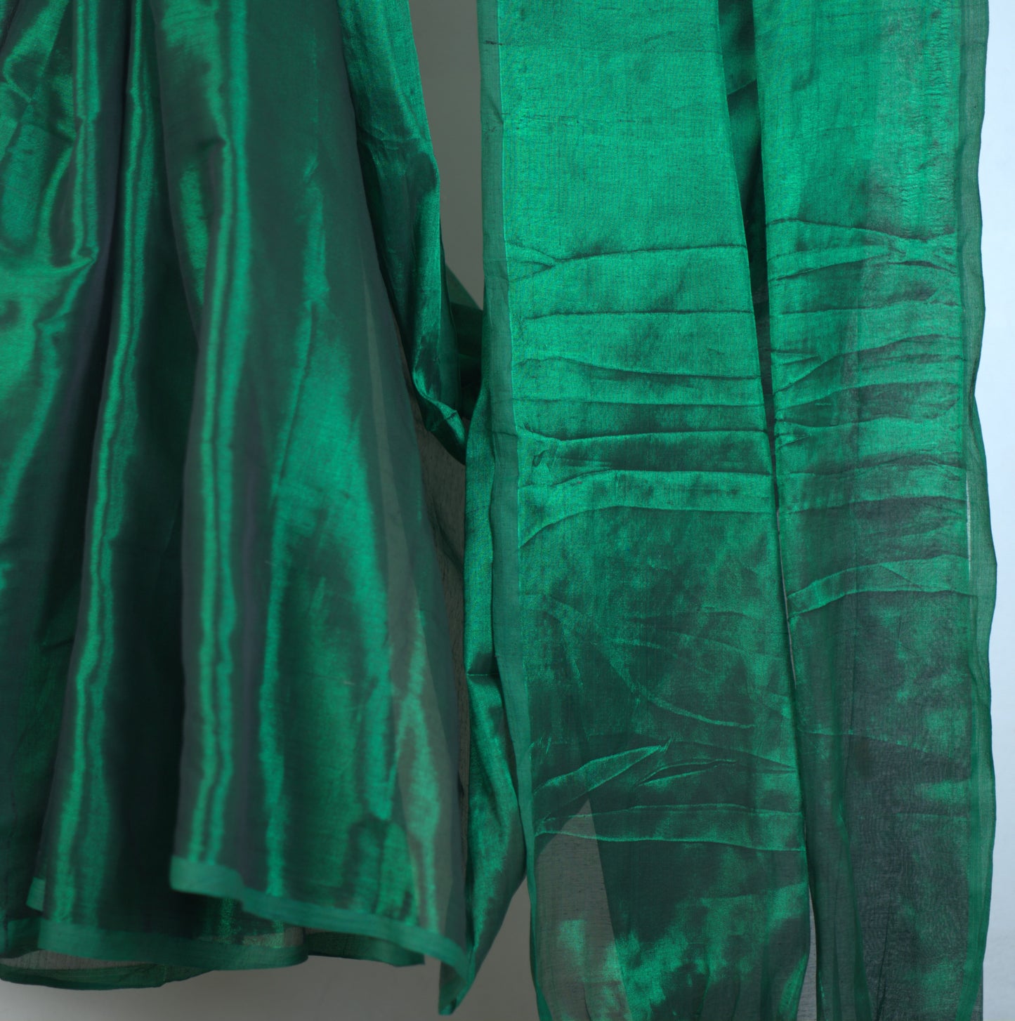 Raga Tissue Saree with Attached Blouse