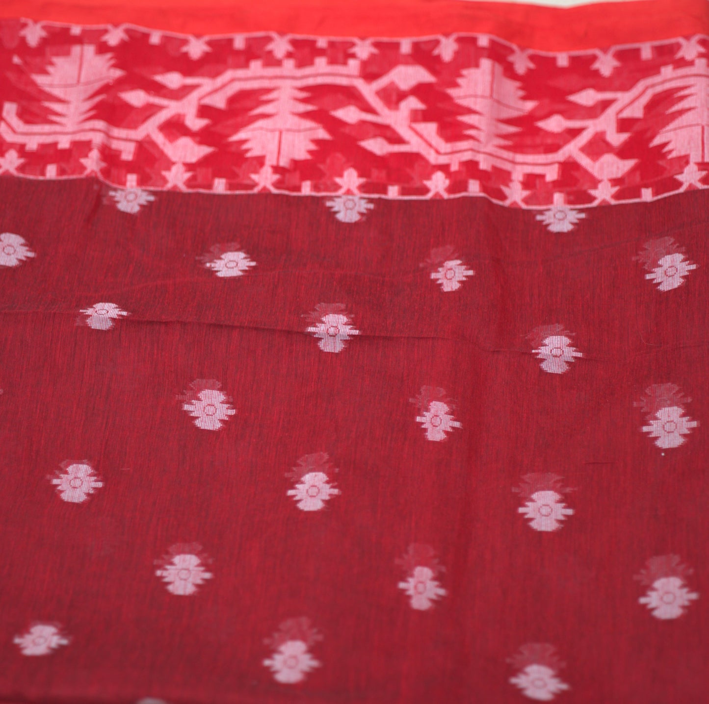 Semi Muslin Saree with Attached Blouse