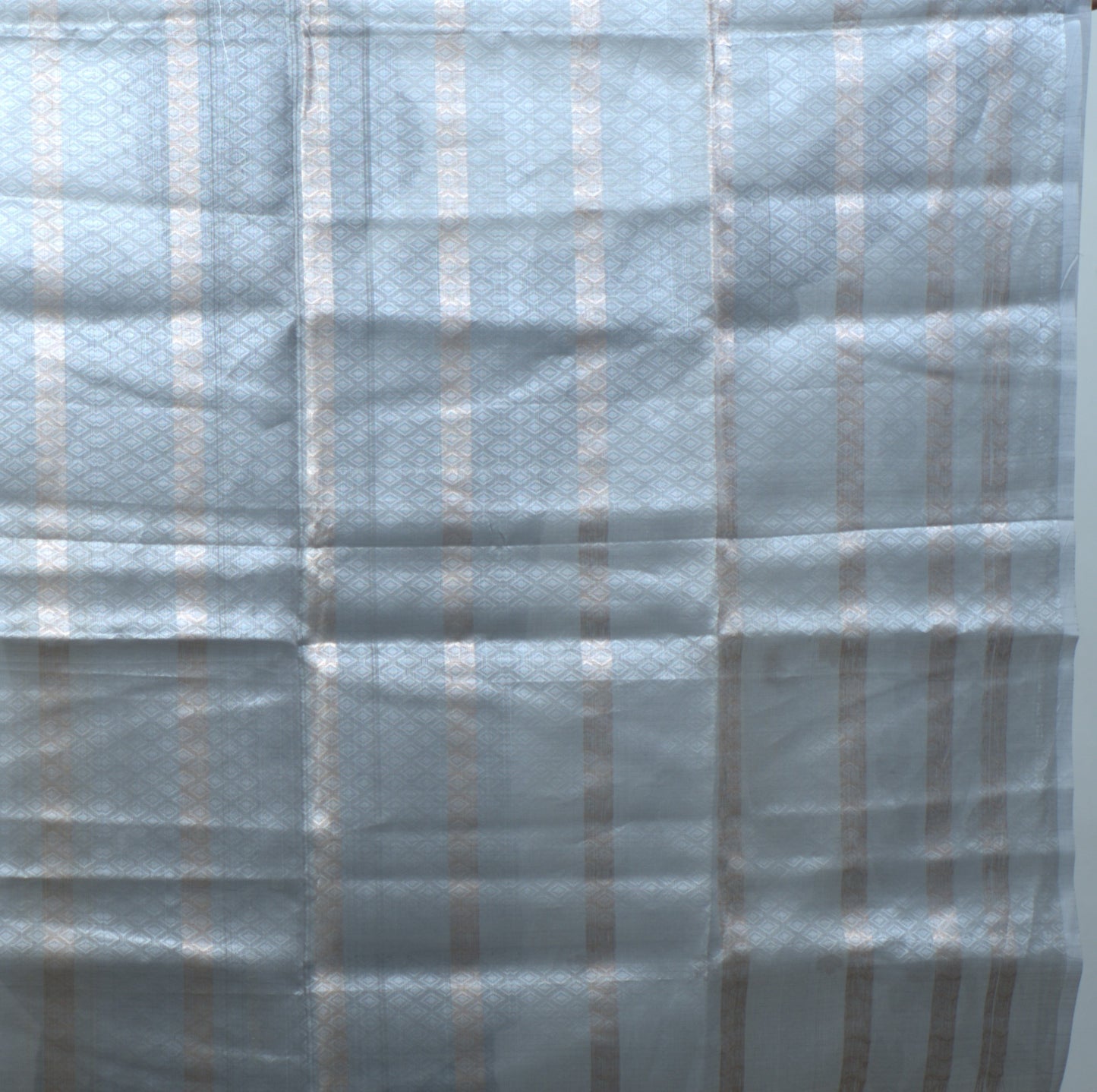 Semi Organza Saree with Attached Blouse