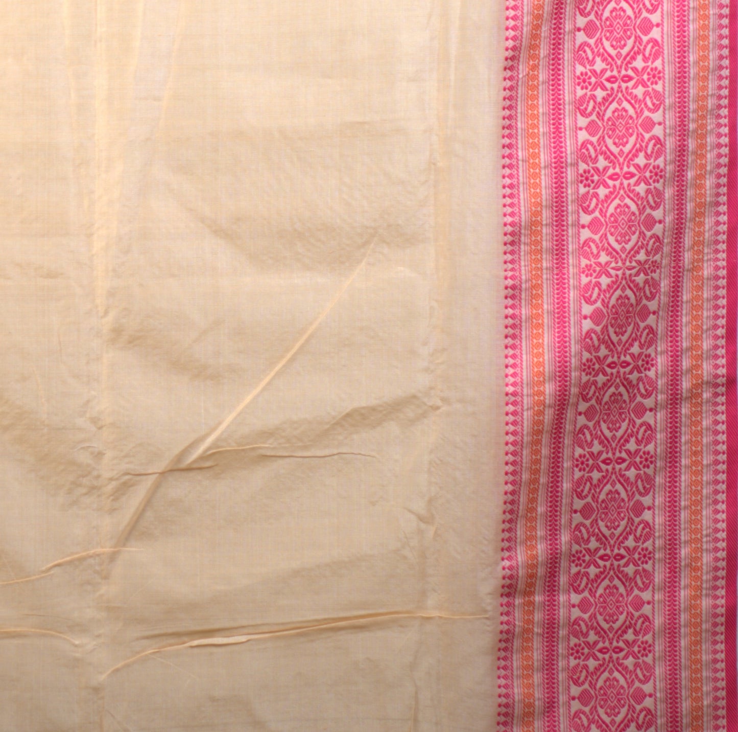 Pure Tussar Silk Saree with Attached Blouse