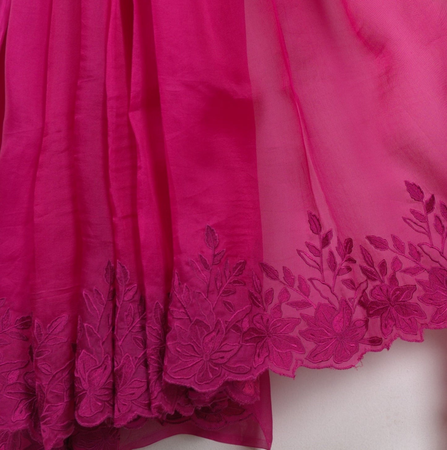 Pure Organza Saree | Attached work Blouse