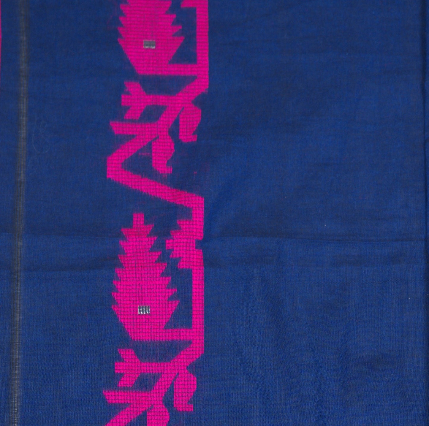 Mull Cotton 120 Count Saree with Attached Blouse