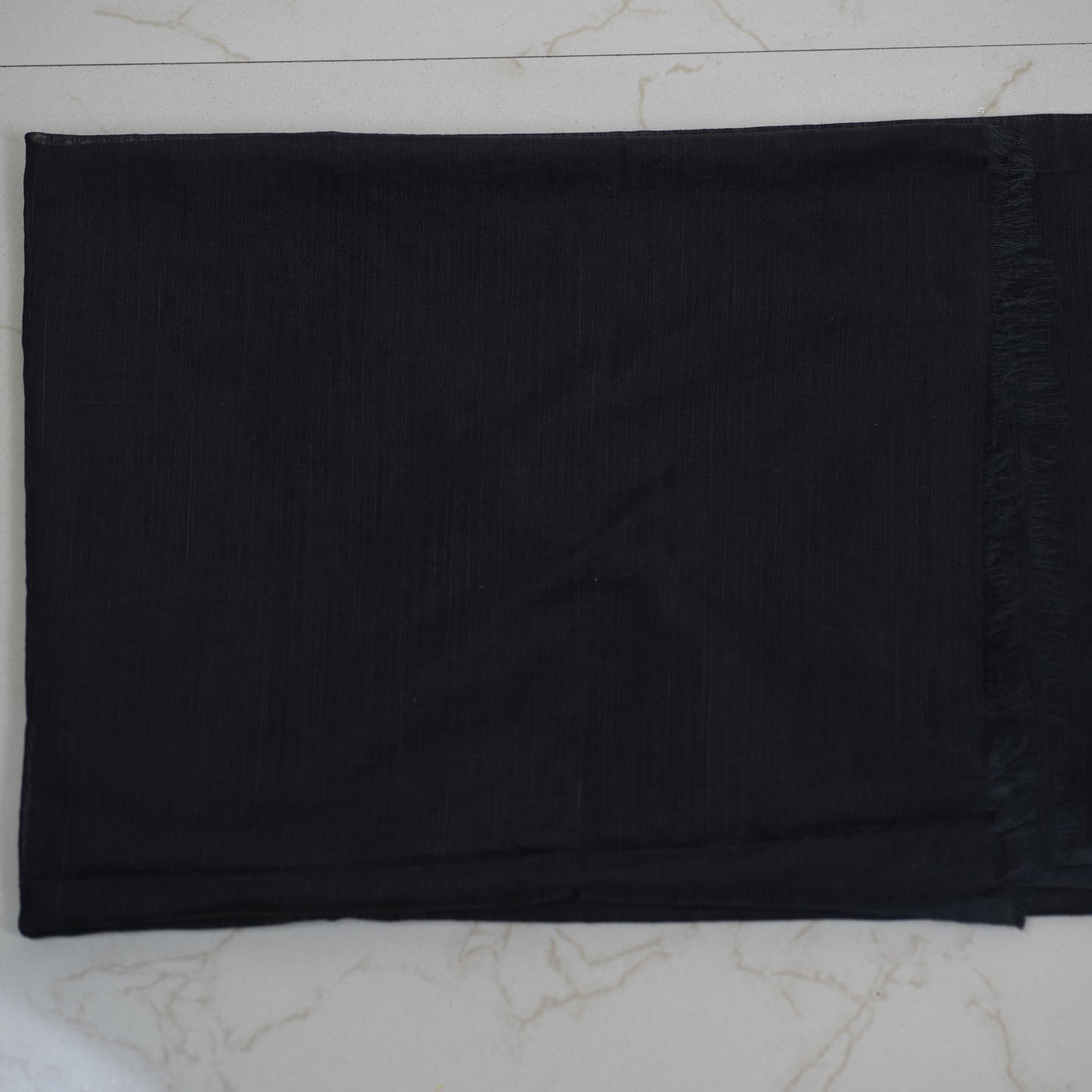 Muslin Embroidery Burfee Saree with Attached Blouse