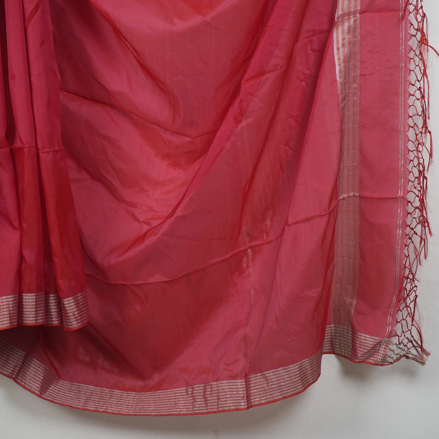 Silk Matka Saree with Attached Blouse