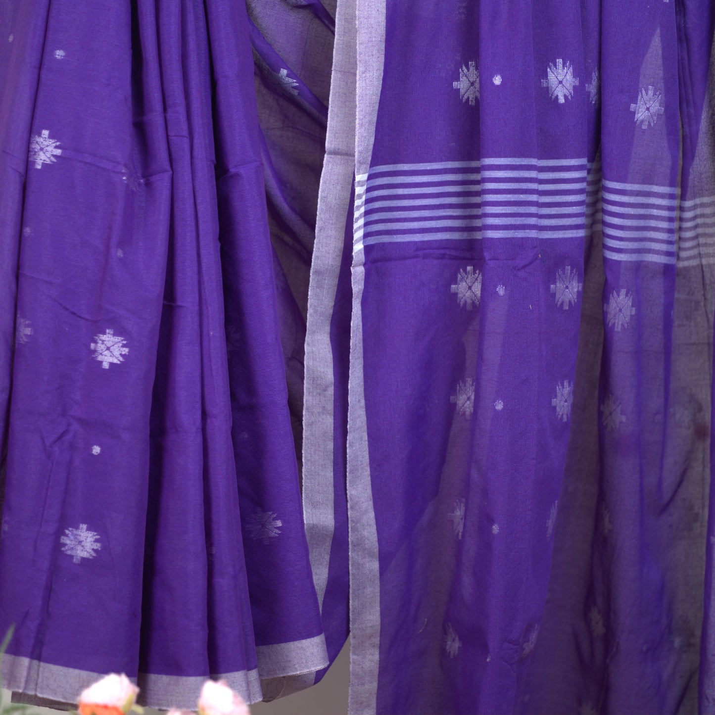 Handloom Bafo Saree with Attached Blouse