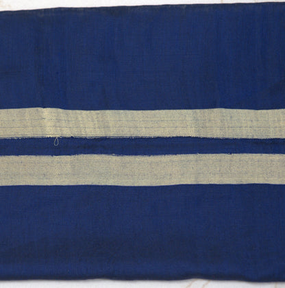 Matka Silk Saree with Muslin Pallu – With Attached Blouse