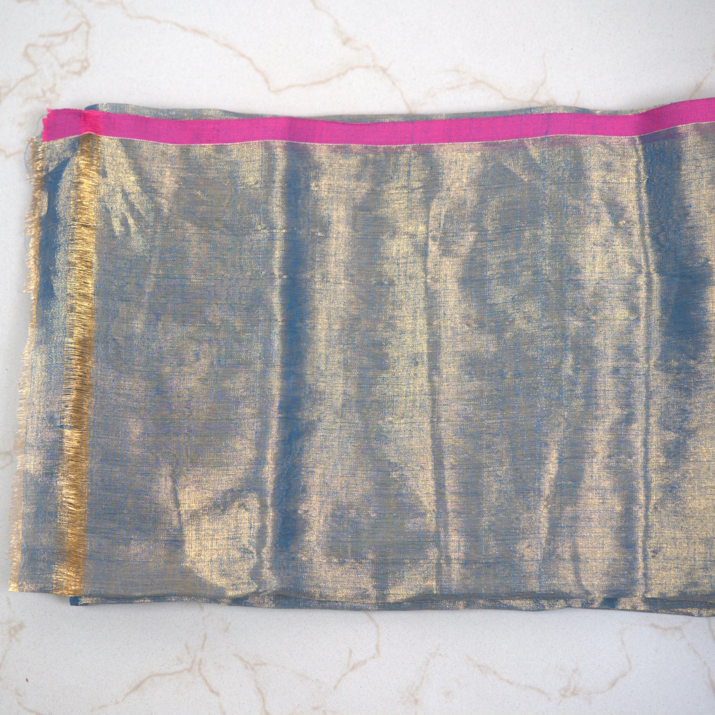 Raga Tissue Saree with Attached Blouse
