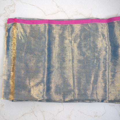 Raga Tissue Saree with Attached Blouse