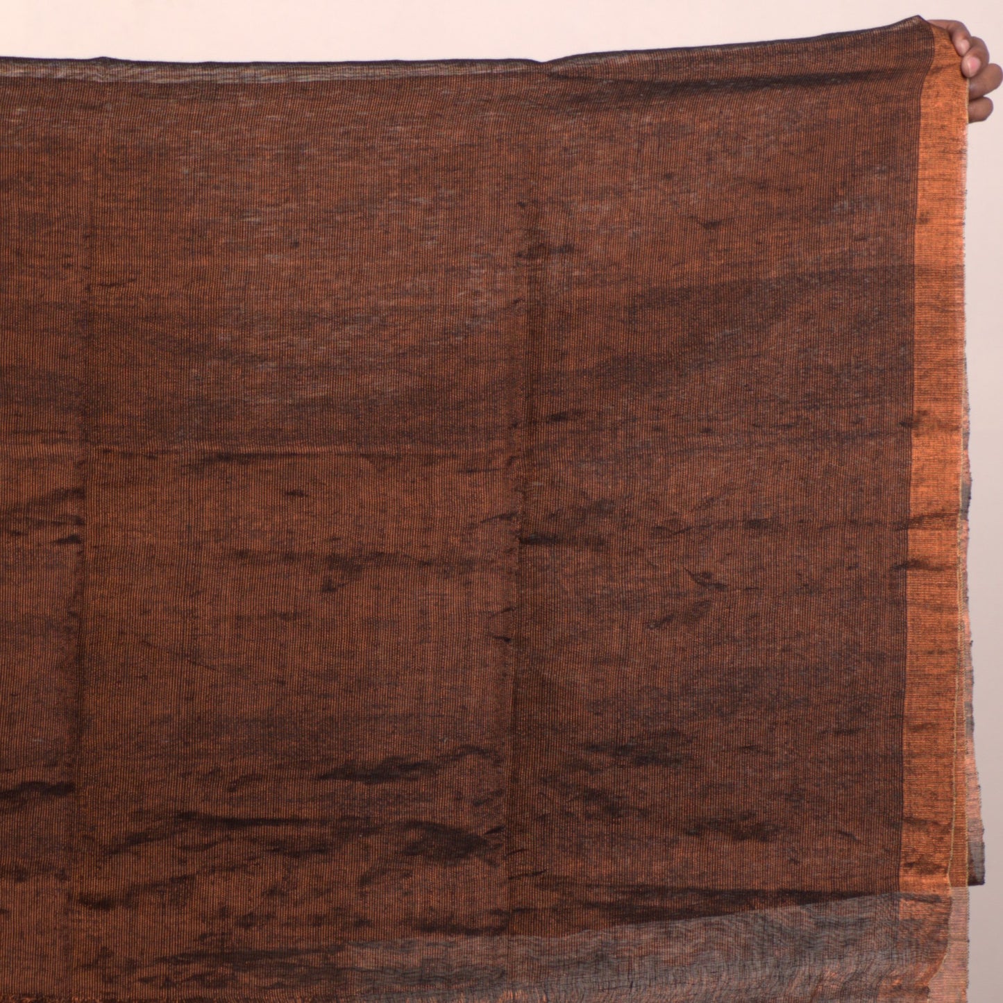 Linen Tissue Saree with Attached Blouse