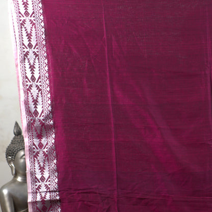 Mercerized Cotton Saree with Attached Blouse