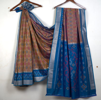 Silk Saree with Attached Blouse