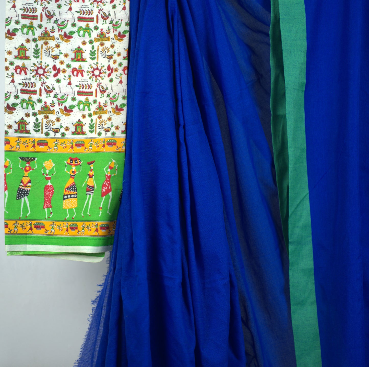 Pure Khadi Saree with Matching Blouse