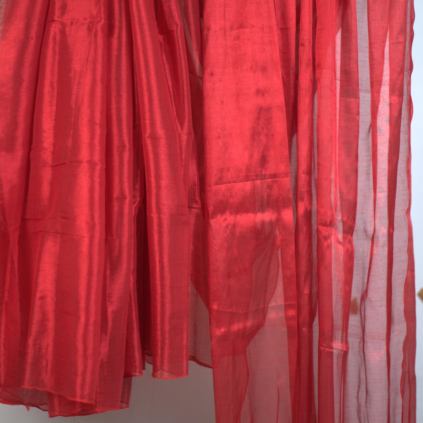 Raga Tissue Saree with Attached Blouse