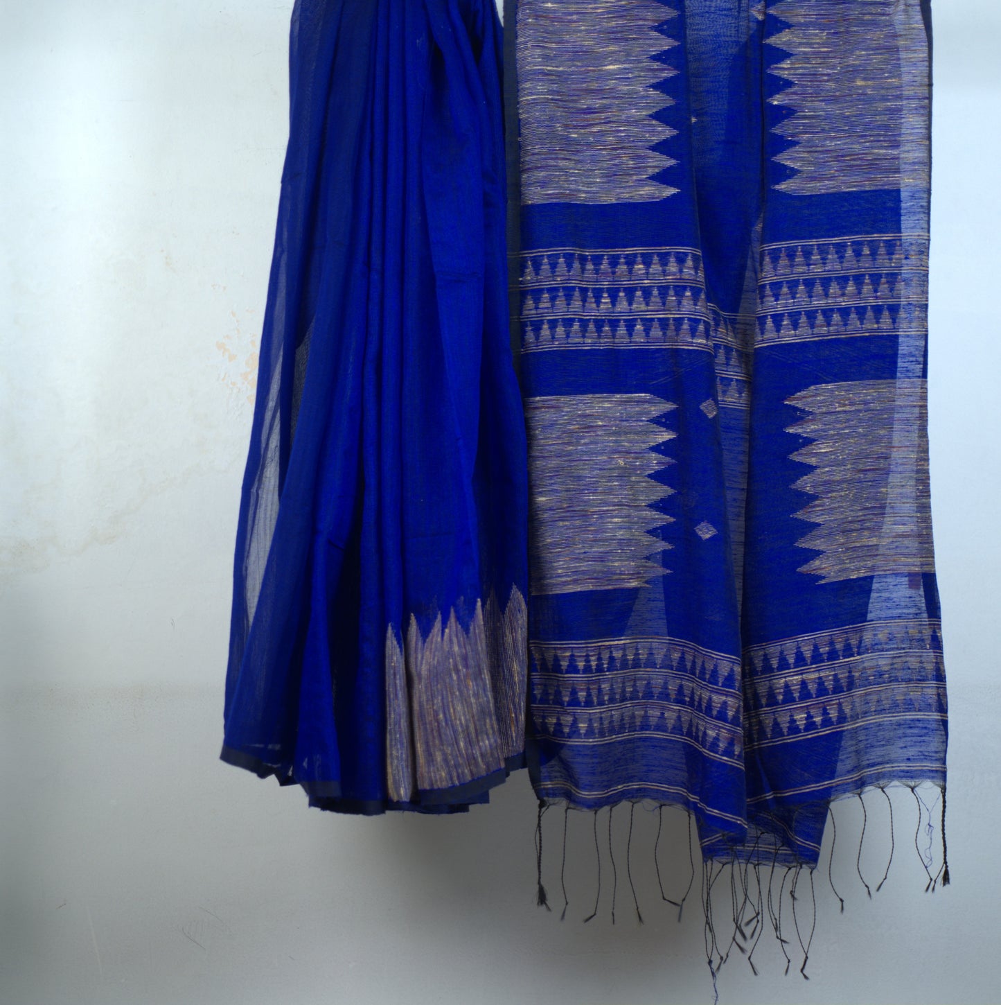 Matka Ghicha Saree with Attached Blouse