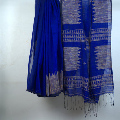 Matka Ghicha Saree with Attached Blouse