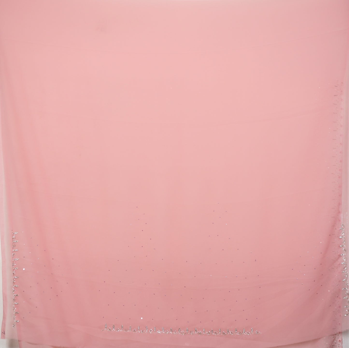 Georgette Saree with Handwork Sequins, Katdhana & Stone Work | attached mathing work Blouse