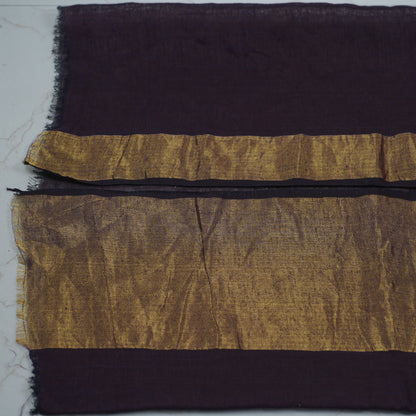 Mahapar Linen Saree with Attached Blouse