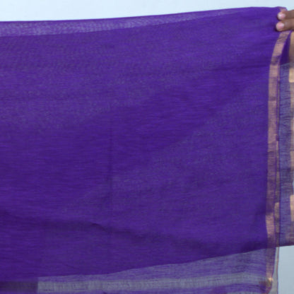 Pure Muslin Star Gini Handmade Saree with Attached Blouse