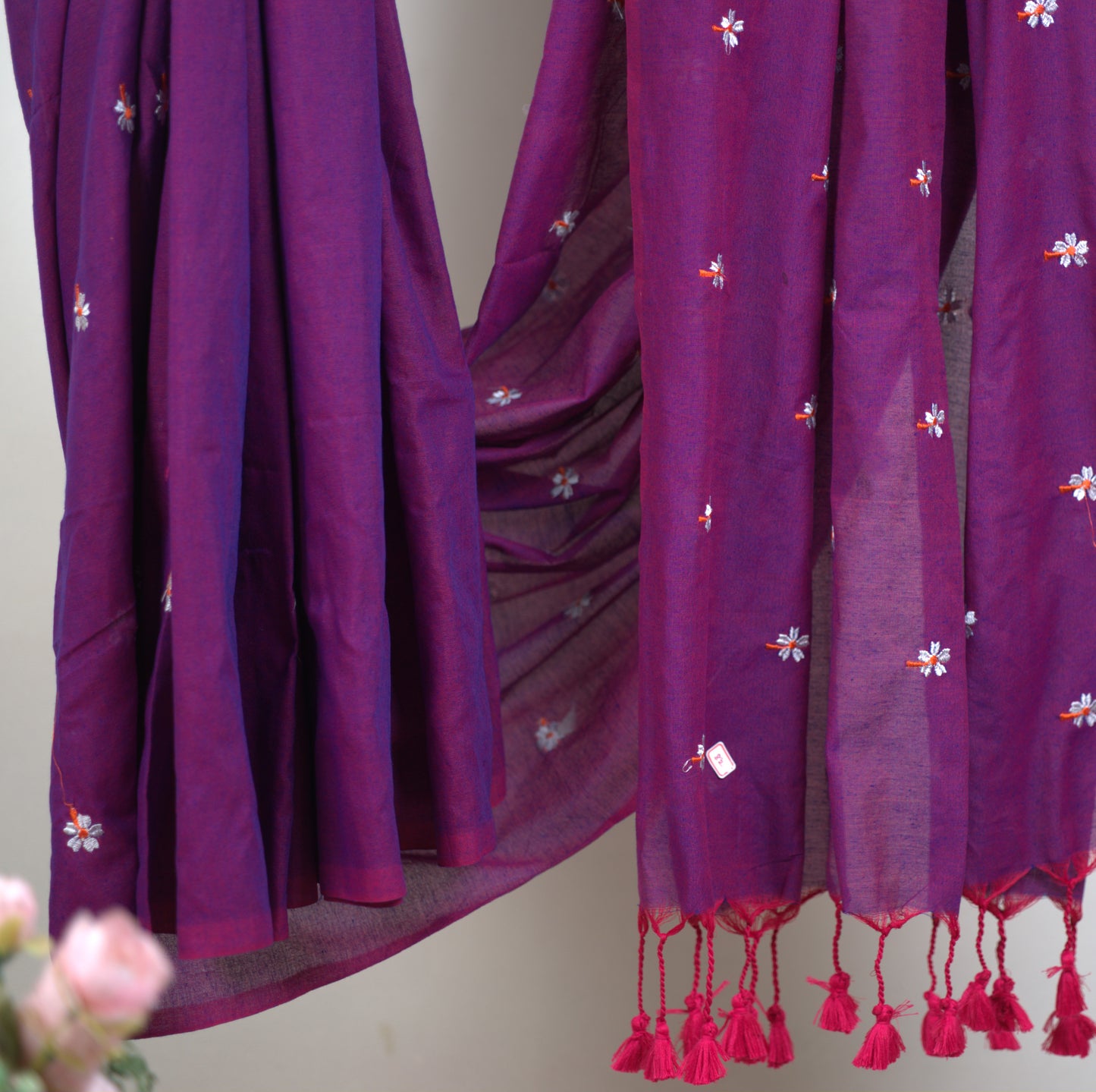 Khadhi Siuli Saree with Attached Blouse